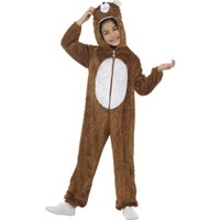 Beren pak voor kinderen in bruin