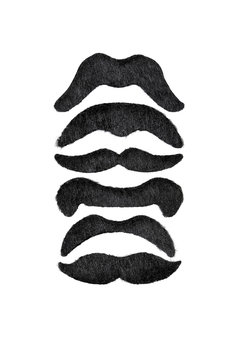 set van 6 cowboy snorren
