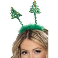 Diadeem met kerstbomen