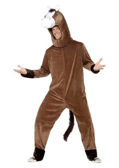 Paard kostuum groot hoofd