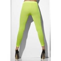 Mooie neon groene legging voor dames