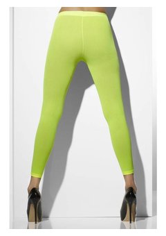 Fluor groene legging dames