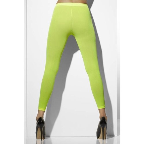 Mooie neon groene legging voor dames