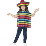 Mexicaanse poncho met sombrero