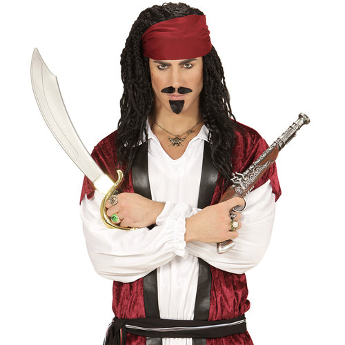 ketting piraten zwaard/vlag