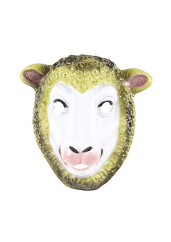 pvc schapen masker, kind