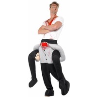 Gedragen door man zonder hoofd