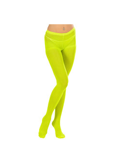 panty neon 40 den, groen xl