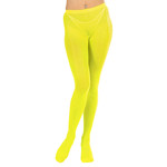 panty neon 40 den, geel xl