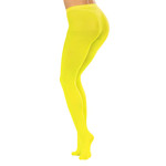 panty neon 40 den, geel xl