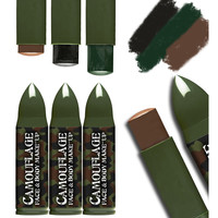 gezicht en lichaam make-up camouflage