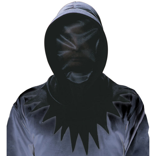 onzichtbaar gezichtsmasker zwart