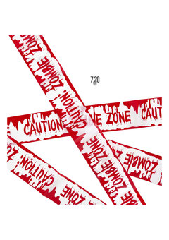 afzetlint "zombie zone", 7,20meter