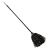 heksenbezem zwart, glitter 92cm