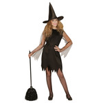 heksenbezem zwart, glitter 92cm