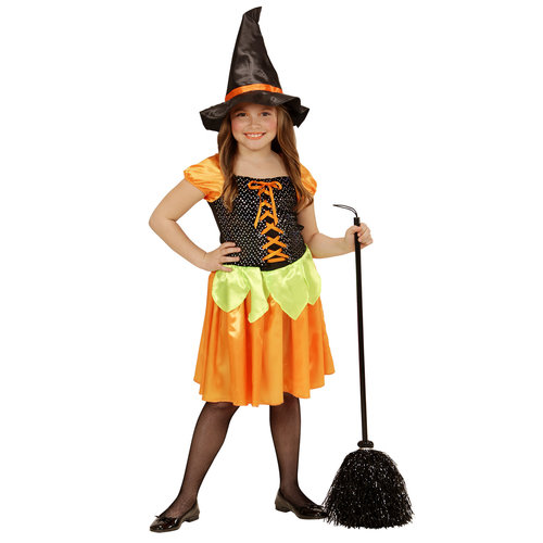 heksenbezem zwart, glitter 92cm