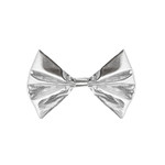 strikje metalic, zilver