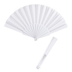 stoffen waaier, wit