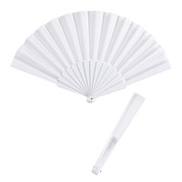 stoffen waaier, wit