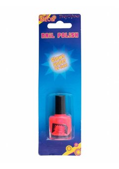 Neon roze nagellak