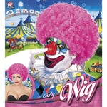 clownpruik krullen, rose
