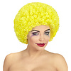 clownpruik krullen, geel
