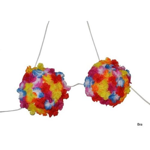 Mooie Hawaii BH met gekleurde bloemen