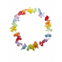 Mooie Luau bloemenslinger in multi kleuren