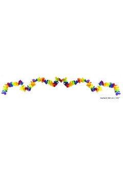 Hawaii bloemen slinger 380cm