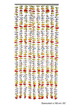 Deurgordijn Hawai 160cm