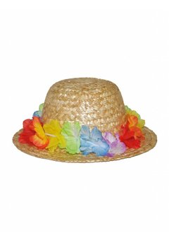 Strohoed bloemen Hawaii