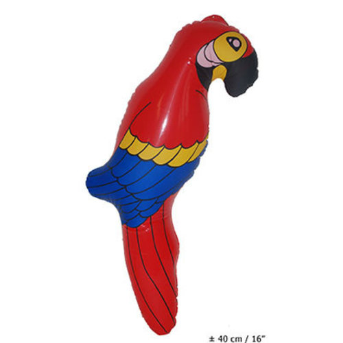 Originele opblaasbare papegaai Tico 65cm