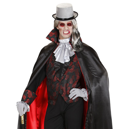 bril, hippie rood glas