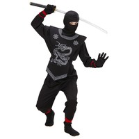 zwarte ninja maat 128