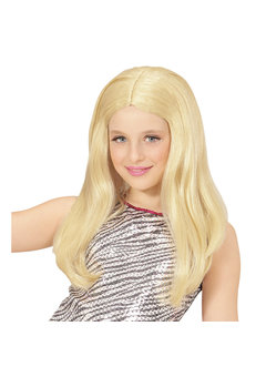 pruik, hanna blond kind