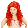 pruik, zeemeermin rood kind