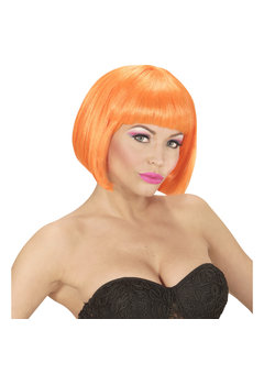 pruik, valentina neon, oranje