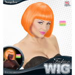 pruik, valentina neon, oranje