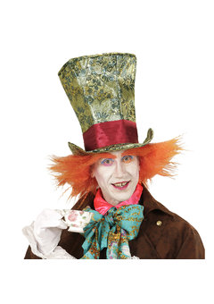 hoge hoed "crazy hatter" met haar