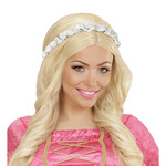 hoofdband witte bloemen