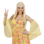 hoofdband witte bloemen