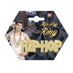 ring hiphop goud