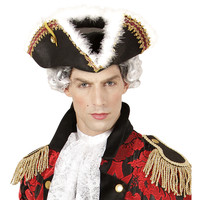 tricorn met maraboe versiering
