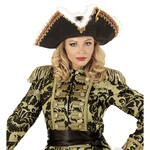 tricorn met maraboe versiering