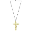 ketting met kruis, goud