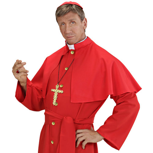 ketting met kruis, goud