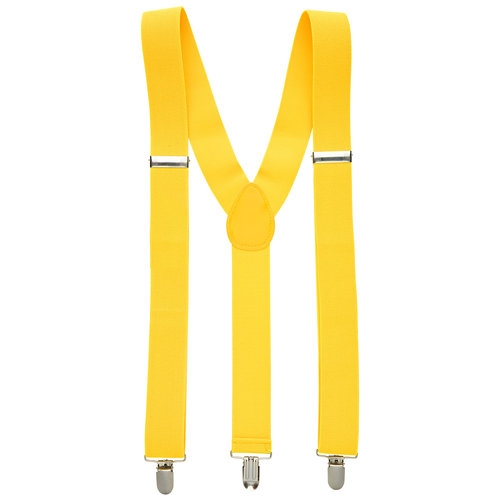 bretels, geel