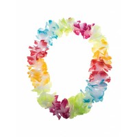 Mooie Luau bloemenslinger multi kleuren