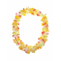 Mooie Luau bloemenslinger in bonte kleuren