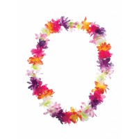 Mooie Luau bloemenkrans multi kleuren